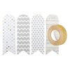 Meilleur prix ???? Youdoit 80 Marque-page Adhésifs Blancs à Motifs + Masking Tape Doré à Paillettes 5 M ✔️