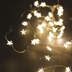 Sortie 😉 Paris Prix Guirlande Lumineuse Led 40 Étoiles Blanc 🛒 -Paris Prix Sales unnamed file 1032