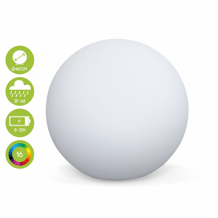 Coupon ???? Boule Lumineuse LED 16 Couleurs, étanche , Recharge Sans Fil Avec Télécommande ???? 2 Coupon ???? Boule Lumineuse LED 16 Couleurs, étanche , Recharge Sans Fil Avec Télécommande ???? – Image 2