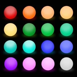 Coupon 😉 Boule Lumineuse LED 16 Couleurs, étanche , Recharge Sans Fil Avec Télécommande 👏 -Paris Prix Sales unnamed file 1065