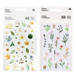 De gros ???? Youdoit 103 Stickers Gel Fleurs - Modèle Vert ????