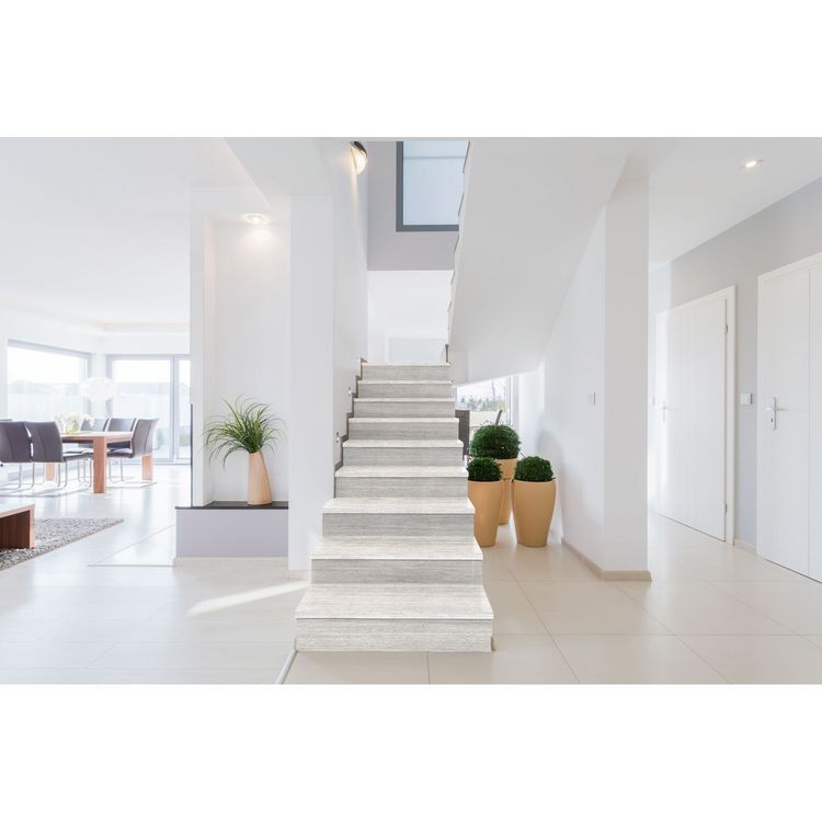 Sortie ???? CPM Contremarche Adhésive En PVC Imitation Bois - L. 100 X L. 17 Cm - Blanc ???? 1 Sortie ???? CPM Contremarche Adhésive En PVC Imitation Bois - L. 100 X L. 17 Cm - Blanc ????