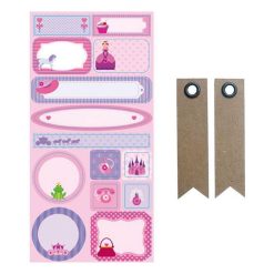 Coupon ⌛ Youdoit Etiquettes Repositionnables Princesse + 20 étiquettes Kraft Fanion ????