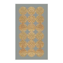 Vente flash ???? Youdoit 4 Feuilles D'autocollants M Ronds Dorés ????