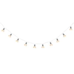 Grosses soldes ???? Guirlande Lumineuse Guinguette 165cm Argent ????