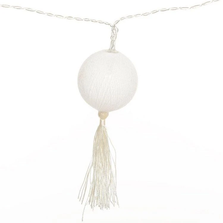 Meilleur prix 🔔 ATMOSPHERA Guirlande LED 10 Pompons Blanc D5 🤩 2 Meilleur prix 🔔 ATMOSPHERA Guirlande LED 10 Pompons Blanc D5 🤩 – Image 2