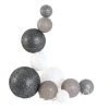 Coupon ⌛ Paris Prix Guirlande Boules 10 Led Multi Taille 192cm Gris 🧨