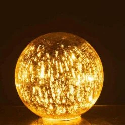 Promo 😉 Paris Prix Boule Déco LED En Verre Marca 15cm Champagne 🌟 -Paris Prix Sales unnamed file 1164
