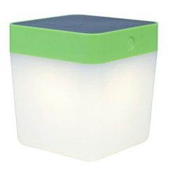 Coupon ???? Paris Prix Lampe De Table Solaire Cube LED 14cm Vert ????