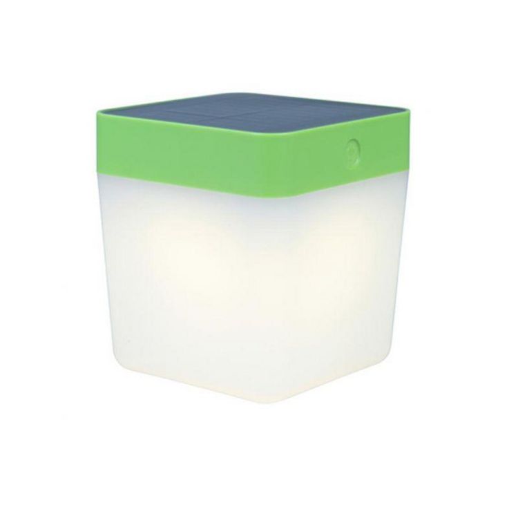 Coupon ???? Paris Prix Lampe De Table Solaire Cube LED 14cm Vert ???? 2 Coupon ???? Paris Prix Lampe De Table Solaire Cube LED 14cm Vert ???? â Image 2