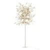 Remise ✨ Paris Prix Statue Déco à LED Arbre Feuilles 180cm Or 🤩