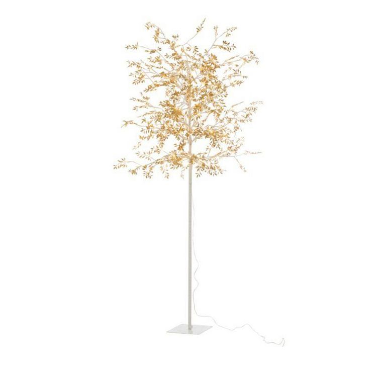 Remise ✨ Paris Prix Statue Déco à LED Arbre Feuilles 180cm Or ???? 2 Remise ✨ Paris Prix Statue Déco à LED Arbre Feuilles 180cm Or ???? – Image 2