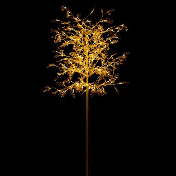 Remise ✨ Paris Prix Statue Déco à LED Arbre Feuilles 180cm Or ???? 3 Remise ✨ Paris Prix Statue Déco à LED Arbre Feuilles 180cm Or ???? – Image 3