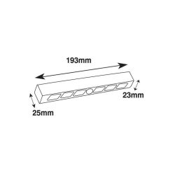 Bon marché ???? Paris Prix Réglette à LED Pour Meuble Sim 19cm Argent ???? -Paris Prix Sales unnamed file 1216