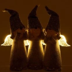 Le moins cher 🔔 Paris Prix Statuette Déco Led 3 Anges 28cm Gris 🌟 -Paris Prix Sales unnamed file 1237