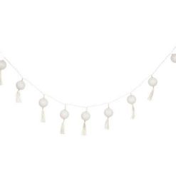 Tout neuf ✔️ Guirlande Lumineuse Led 10 Pompons 165cm Blanc ✨