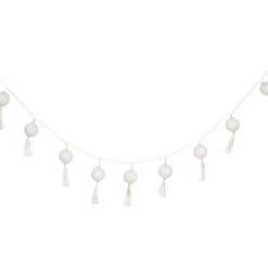 Tout neuf ✔️ Guirlande Lumineuse Led 10 Pompons 165cm Blanc ✨