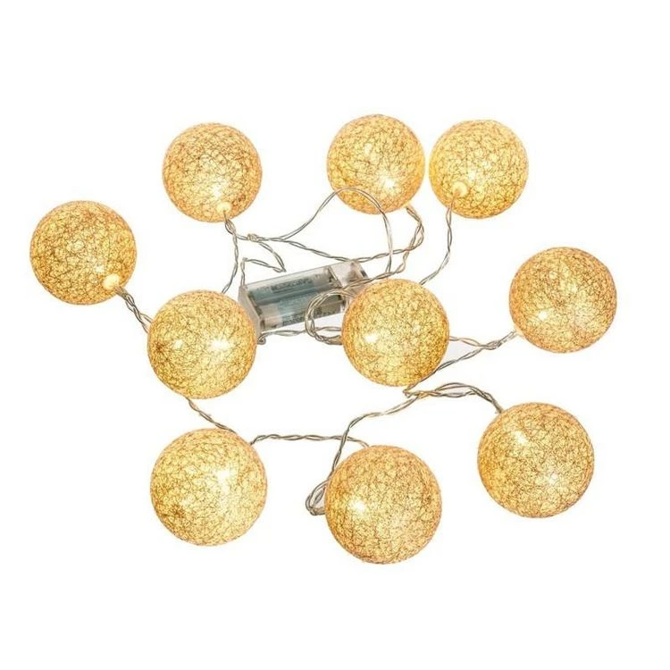 Promo 😀 Guirlande LED Glitter 10 Boules 164cm Rose 🥰 2 Promo 😀 Guirlande LED Glitter 10 Boules 164cm Rose 🥰 – Image 2