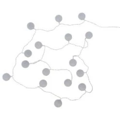 Meilleure affaire 🥰 Guirlande Led 16 Mini Boules 240cm Gris 😉