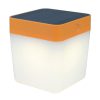 Acheter ???? Paris Prix Lampe De Table Solaire Cube LED 14cm Orange ????