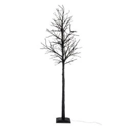 Le moins cher 🔥 Paris Prix Arbre Déco Défeuillé à Led Nu 300cm Noir 🛒