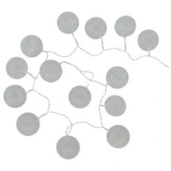 Grosses soldes 💯 Guirlande Led 16 Mini Boules 240cm Blanc 🎉