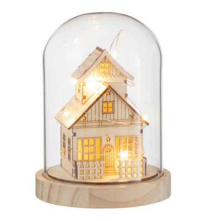 Paris Prix Cloche Déco Led Maison d'Hiver 18cm Naturel Grosses soldes ✨ Paris Prix Cloche Déco Led Maison D'Hiver 18cm Naturel ???? -Paris Prix Sales unnamed file 1303