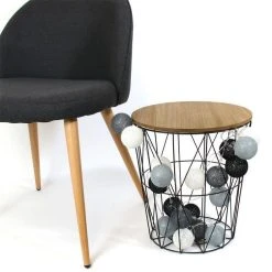 Grosses soldes ⭐ Paris Prix Guirlande Lumineuse à Led 20 Boules 345cm Noir ❤️ -Paris Prix Sales unnamed file 1313