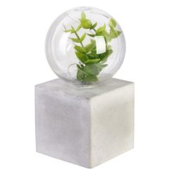 Budget ???? Paris Prix Décoration Lumineuse LED Plante 14cm Gris ????