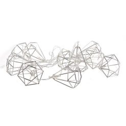 Coupon ???? Paris Prix Guirlande Lumineuse Led 10 Diamants 175cm Argent ????