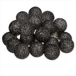 Meilleur prix ⌛ Guirlande Lumineuse à Led 20 Boules Noir ????