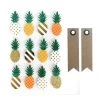 Grosses soldes ⌛ Graine Créative 12 Stickers 3D Ananas 4,5 Cm + 20 étiquettes Kraft Fanion ⭐