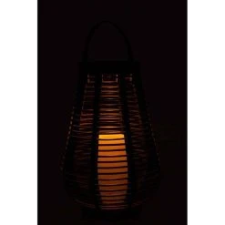 Promo 🧨 Paris Prix Lanterne Design Led Énergie Solaire 56cm Marron 👏 -Paris Prix Sales unnamed file 1396