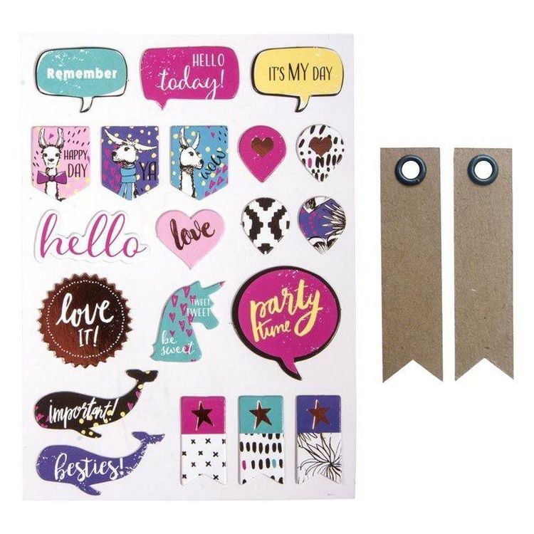 Sortie ???? Youdoit 70 Stickers ???? Summer Mix + 20 étiquettes Kraft Fanion ???? 1 Sortie ???? Youdoit 70 Stickers ???? Summer Mix + 20 étiquettes Kraft Fanion ????