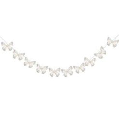 Le moins cher ✨ Guirlande Lumineuse 10 Led Papillon 165cm Blanc ⭐