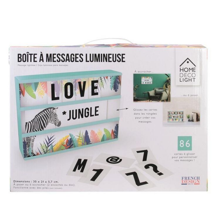 Paris Prix Boîte à Message Lumineuse Exotic Sauvage 30cm Bleu Top 10 ???? Paris Prix Boîte à Message Lumineuse Exotic Sauvage 30cm Bleu ???? -Paris Prix Sales unnamed file 1414