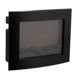 Budget 👍 Paris Prix Décoration Lumineuse LED Cheminée 50cm Noir 😉