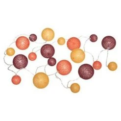 Remise ✔️ Guirlande Lumineuse Led 20 Boules 210cm Multicolore 🎁