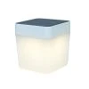 Nouveau ⌛ Paris Prix Lampe De Table Solaire Cube LED 14cm Blanc 🎁