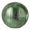 Sortie ???? Paris Prix Boule En Verre Led Déco Sazo 15cm Vert ????