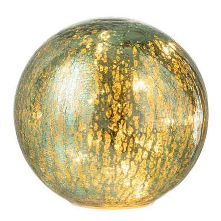 Sortie ???? Paris Prix Boule En Verre Led Déco Sazo 15cm Vert ???? 2 Sortie ???? Paris Prix Boule En Verre Led Déco Sazo 15cm Vert ???? – Image 2