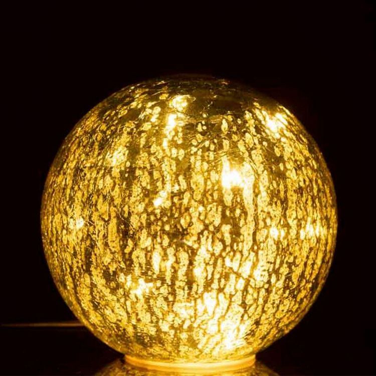 Sortie ???? Paris Prix Boule En Verre Led Déco Sazo 15cm Vert ???? 3 Sortie ???? Paris Prix Boule En Verre Led Déco Sazo 15cm Vert ???? – Image 3