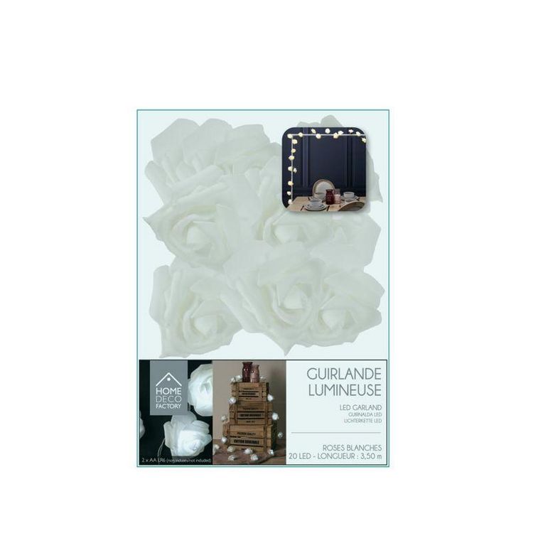 Paris Prix Guirlande Lumineuse 20 LED Rose 350cm Blanc Nouveau ???? Paris Prix Guirlande Lumineuse 20 LED Rose 350cm Blanc ❤️ -Paris Prix Sales unnamed file 1478