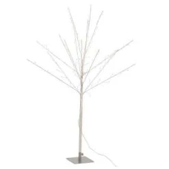 Budget 🎁 Paris Prix Arbre Déco Led En Métal Dénudé 100cm Argent ✔️