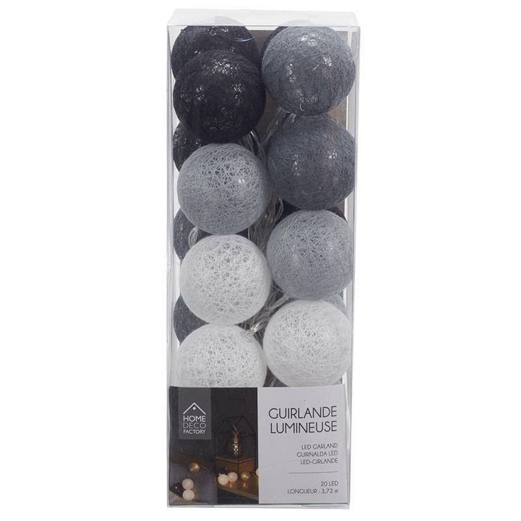 Coupon ???? Paris Prix Guirlande Lumineuse à Led 20 Boules 345cm Gris ???? 2 Coupon ???? Paris Prix Guirlande Lumineuse à Led 20 Boules 345cm Gris ???? – Image 2