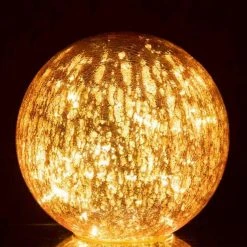Tout neuf ⌛ Paris Prix Boule En Verre Led Déco Sazo 20cm Rose 🔥 -Paris Prix Sales unnamed file 1522