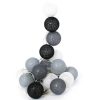 De gros ???? Paris Prix Guirlande Lumineuse à Led 10 Boules 175cm Gris ????