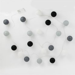 Alternative view of De gros ???? Paris Prix Guirlande Lumineuse à Led 10 Boules 175cm Gris ????