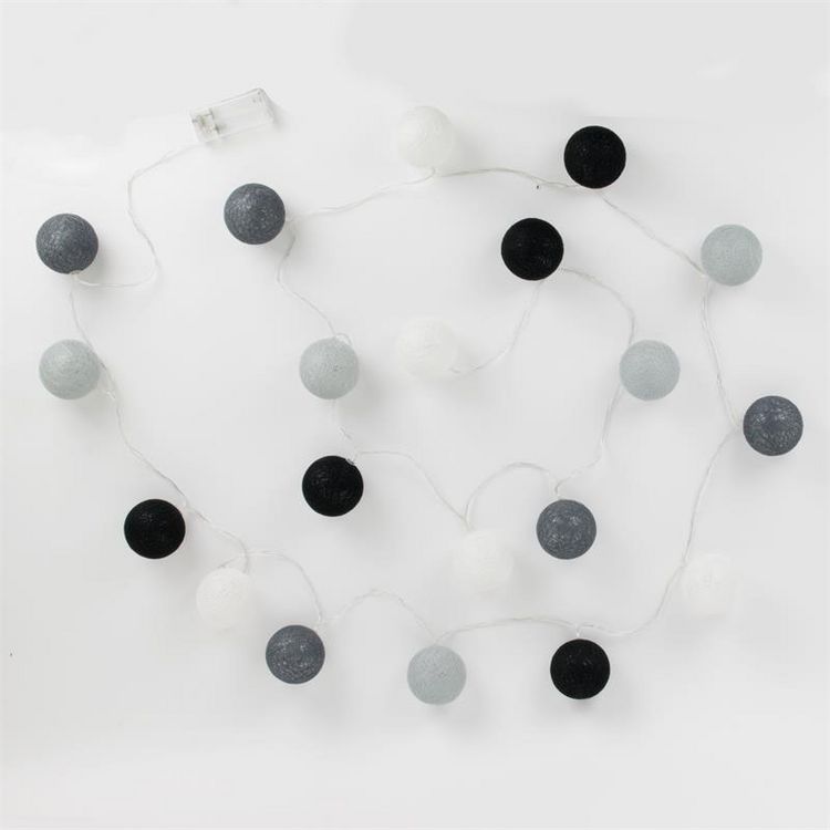 De gros ???? Paris Prix Guirlande Lumineuse à Led 10 Boules 175cm Gris ???? 2 De gros ???? Paris Prix Guirlande Lumineuse à Led 10 Boules 175cm Gris ???? – Image 2