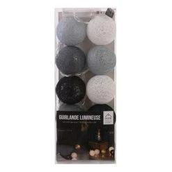 De gros 🔔 Paris Prix Guirlande Lumineuse à Led 10 Boules 175cm Gris 😉 -Paris Prix Sales unnamed file 1525